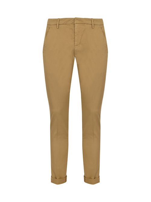 Pantalone Gaubert in cotone stretch Noce DONDUP | UP235 GSE046U PTD733